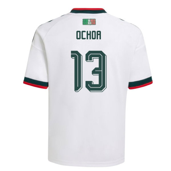 2026-2027 Mexico Away Shirt (Kids) (Ochoa 13)-SoccerKits Hub | Buy Soccer Jerseys Online